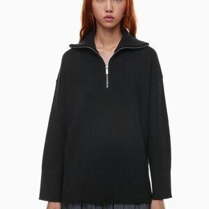 Aritzia Babaton Overseas Sweater in Black